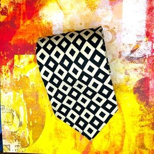 Y2K Tongue tied silk tie